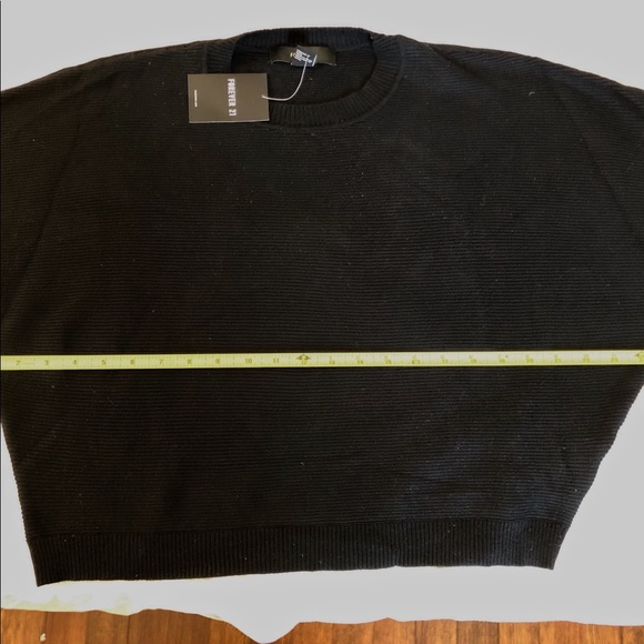 Ribbed Black Sweater - Picture 4 of 5